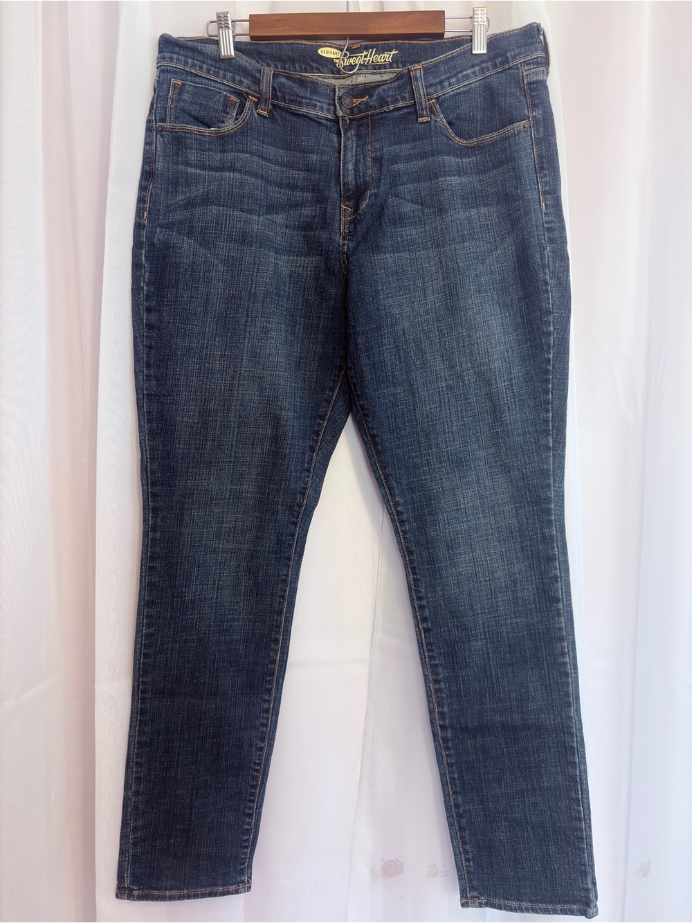 Old Navy The Sweetheart Jeans Tapered Leg Dark Wash